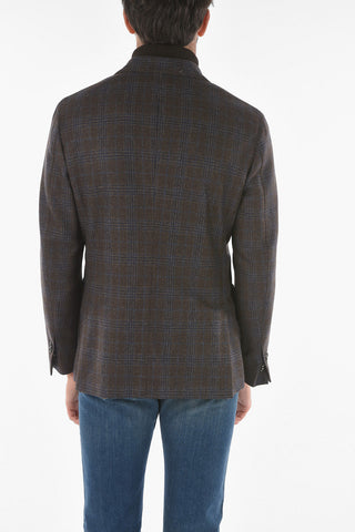 ID Extrafine VIrgin Wool Blazer with Removable Chest Piece