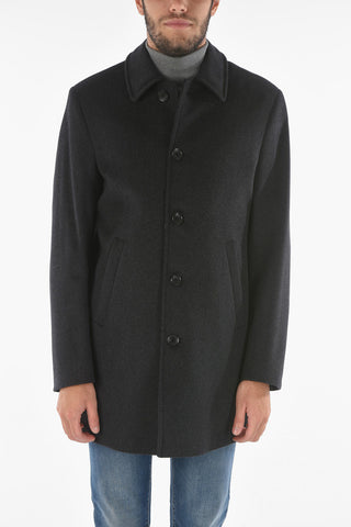 CC COLLECTION O.WEAR Wool Cashmere Blend Quilted Coat