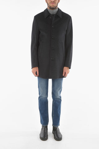 CC COLLECTION O.WEAR Wool Cashmere Blend Quilted Coat