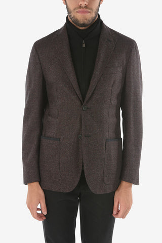 ID Bouclé Blazer with Removable Chest Piece