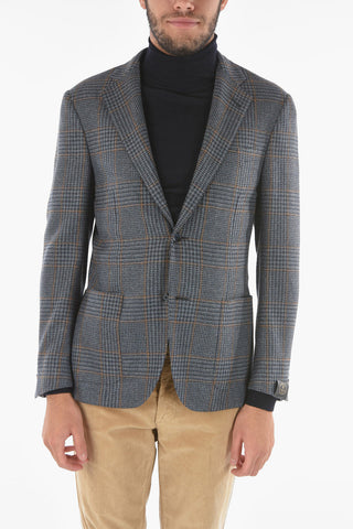 Blazer GATE in Motivo a Quadri District con Revers Classico
