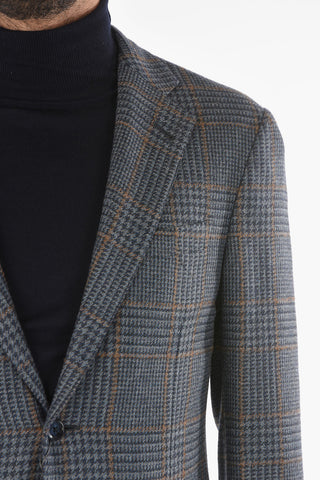 Blazer GATE in Motivo a Quadri District con Revers Classico