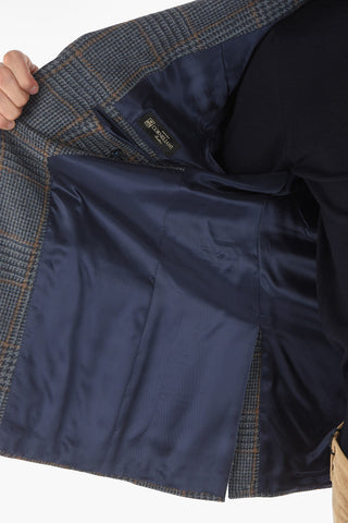 Blazer GATE in Motivo a Quadri District con Revers Classico