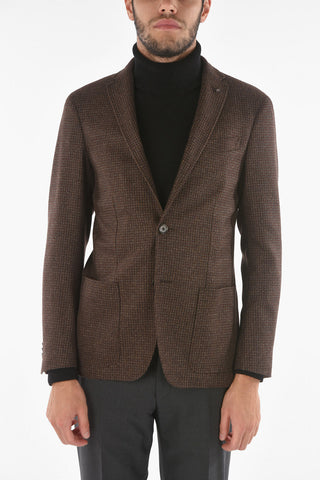 CC COLLECTION Cashmere Blend RIGHT Blazer with Iconic Beetle Brooch