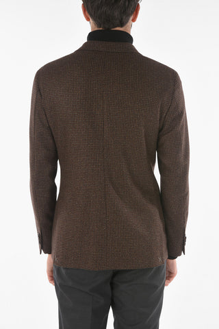 CC COLLECTION Cashmere Blend RIGHT Blazer with Iconic Beetle Brooch