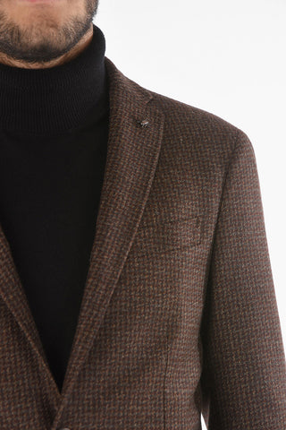 CC COLLECTION Cashmere Blend RIGHT Blazer with Iconic Beetle Brooch