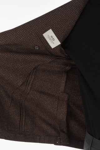 CC COLLECTION Cashmere Blend RIGHT Blazer with Iconic Beetle Brooch