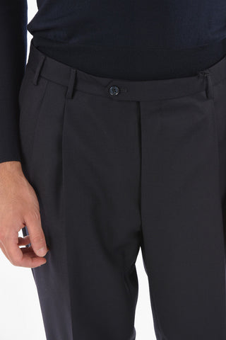 CC COLLECTION Virgin Wool RESET Pants with Double Pleat
