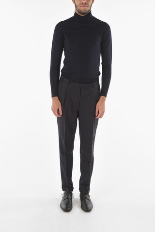 CC COLLECTION Virgin Wool RESET Pants with Double Pleat