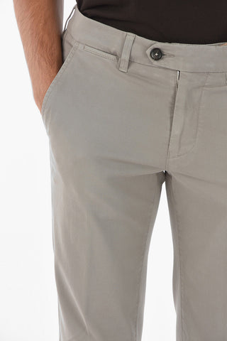 ID Stretch Cotton M ALGA 426 5-pocket Pants with Belt Loops