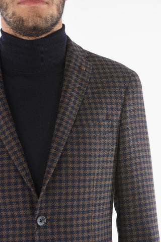 CC COLLECTION Shephard's Checkered RIGHT Blazer with Iconic Beetle Brooch