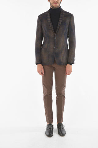 CC COLLECTION Shephard's Checkered RIGHT Blazer with Iconic Beetle Brooch