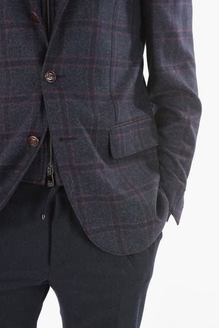 ID Virgin Wool Blend IDENTITY Blazer with Removable Chest Piece