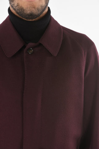 Virgin Wool Coat with Belt