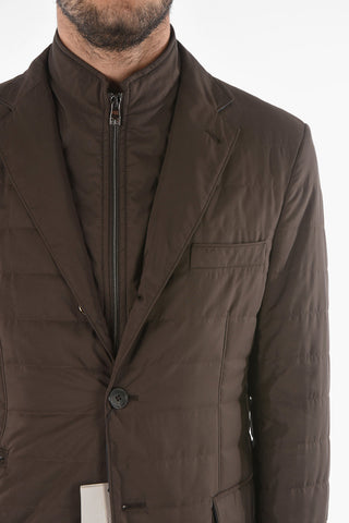 Quilted Jacket with Removable Chest Piece