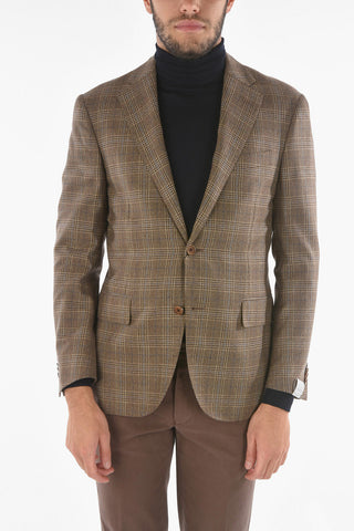 Tartan LEADER SOFT Blazer with Notch Lapel