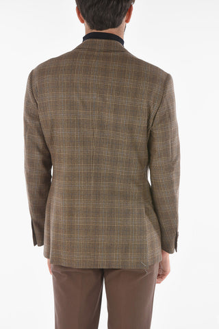 Tartan LEADER SOFT Blazer with Notch Lapel