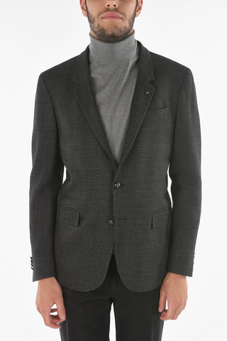 CC COLLECTION Blazer RESET in Misto Lana Vergine con Iconica Spilla Coleottero