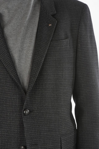 CC COLLECTION Blazer RESET in Misto Lana Vergine con Iconica Spilla Coleottero