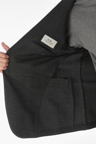 CC COLLECTION Blazer RESET in Misto Lana Vergine con Iconica Spilla Coleottero