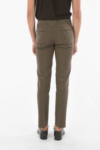 ID Stretch Cotton IDENTITY 5-pocket Pants with Belt Loops
