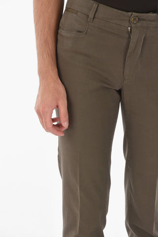 ID Stretch Cotton IDENTITY 5-pocket Pants with Belt Loops