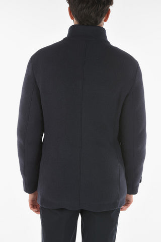 Cappotto Corto Doppiopetto con Imbottitura