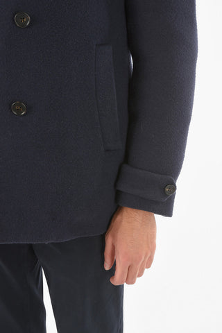 Cappotto Corto Doppiopetto con Imbottitura
