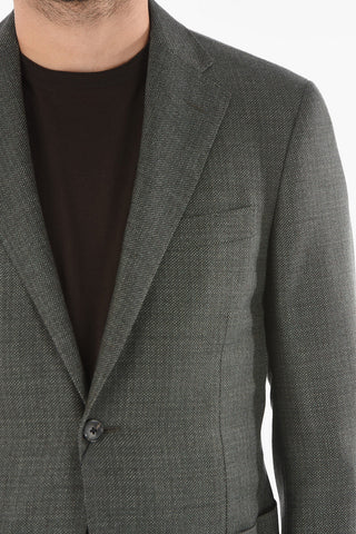 Blazer LEADER SOFT in lana Vergine con Revers Classico