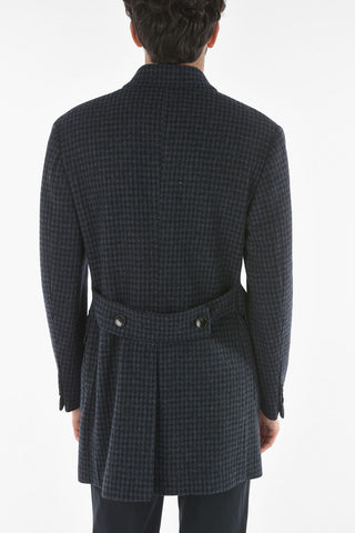 CC COLLECTION Cappotto Pied de Poulé Doppiopetto
