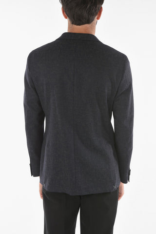 CC COLLECTION Cashmere Blend RIGHT Blazer with Iconic Beetle Brooch
