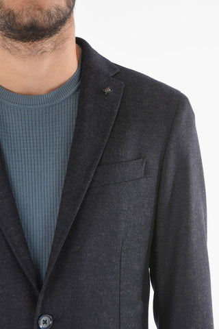 CC COLLECTION Blazer RIGHT in Misto Cashmere con Iconica Spilla Coleottero