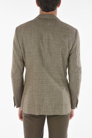 Blazer ACADEMY SOFT in Motivo a quadri District con Revers Classico