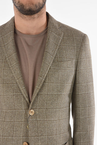 Blazer ACADEMY SOFT in Motivo a quadri District con Revers Classico
