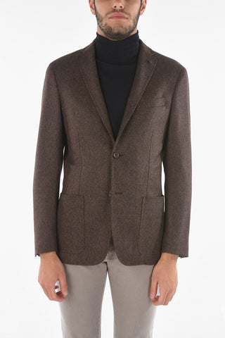 CC COLLECTION Blazer RIGHT in Lana Vergine con Iconica Spilla Coleottero