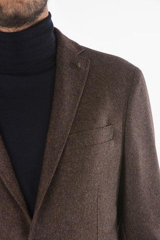 CC COLLECTION Blazer RIGHT in Lana Vergine con Iconica Spilla Coleottero