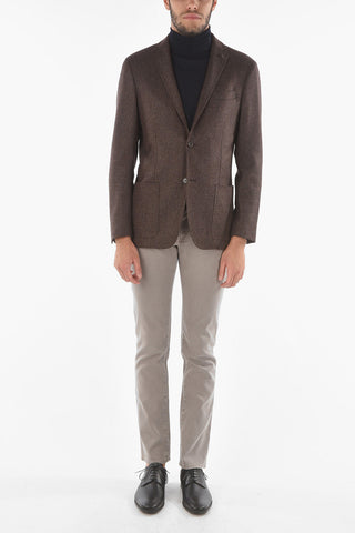 CC COLLECTION Blazer RIGHT in Lana Vergine con Iconica Spilla Coleottero