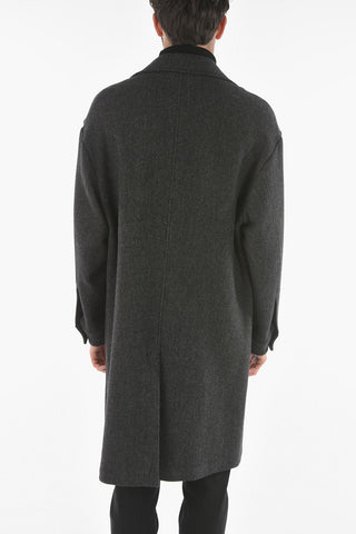 CC COLLECTION Cappotto Barleycorn con Abbottonatura Nascosta
