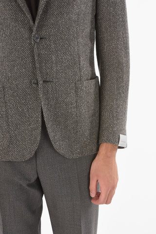Blazer GATE in Cashmere Bouclé con Revers Classico