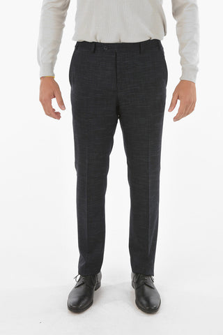 CC COLLECTION Virgin Wool RIGHT Suit with Abstract Pattern