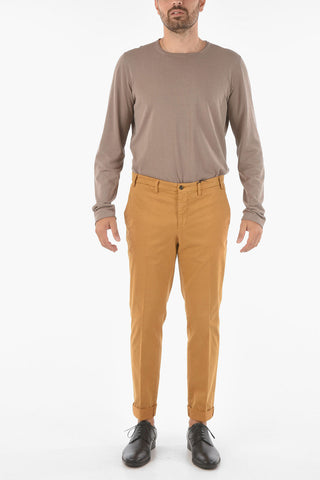 CC COLLECTION Pantaloni Chino in Cotone Stretch 