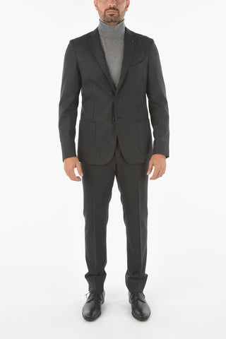 CC COLLECTION SMART SUIT Abito REWARD In Misto Lana Vergine con Spilla
