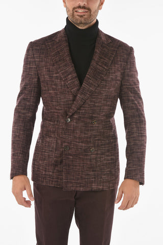 Blazer Doppiopetto GATE in Misto Cashmere con Revers a Lancia