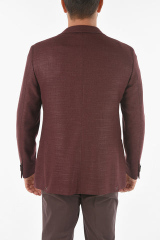 CC COLLECTION Blazer RIGHT in Motivo Basket Weave con Iconica Spilla Coleottero