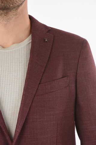 CC COLLECTION Blazer RIGHT in Motivo Basket Weave con Iconica Spilla Coleottero