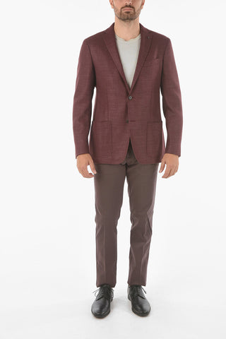 CC COLLECTION Blazer RIGHT in Motivo Basket Weave con Iconica Spilla Coleottero