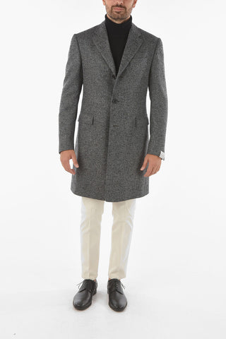 Cappotto Bouclé con Tasche con Aletta