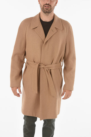 Cappotto in Lana di Cammello con Cintura