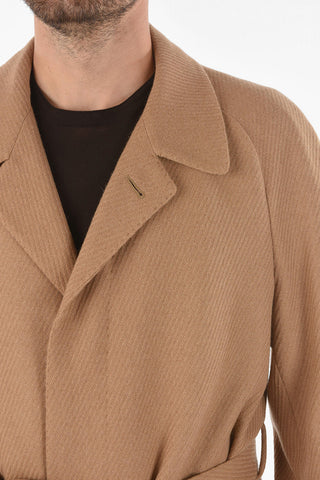 Cappotto in Lana di Cammello con Cintura
