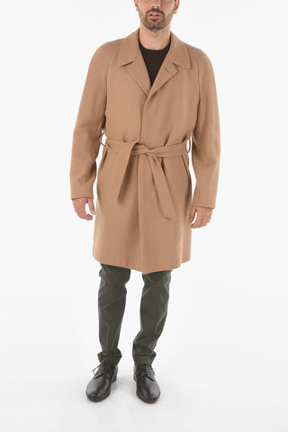 Cappotto in Lana di Cammello con Cintura